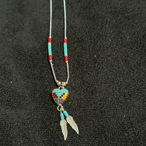 NATIVE AMERICAN STERLING necklace